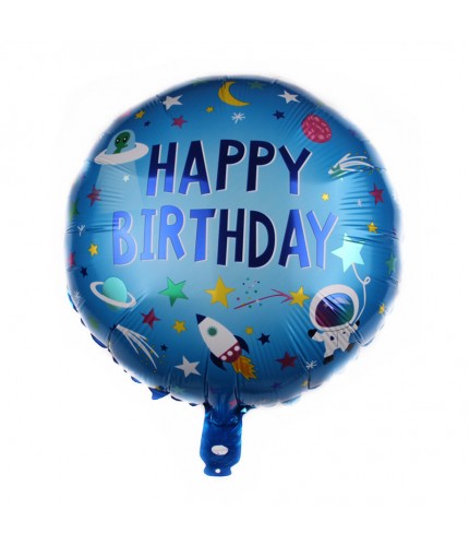 Space Birthday Foil Balloon