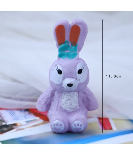 Purple Rabbit - Vinyl - 1 Piece Cake Topper Decoration Clearance