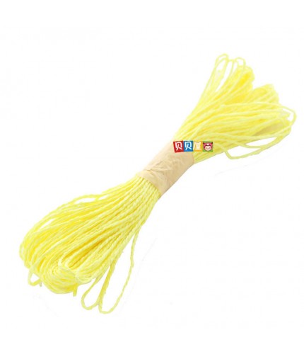 Paper String-Fluorescent Yellow 30M Paper Rope Crafts