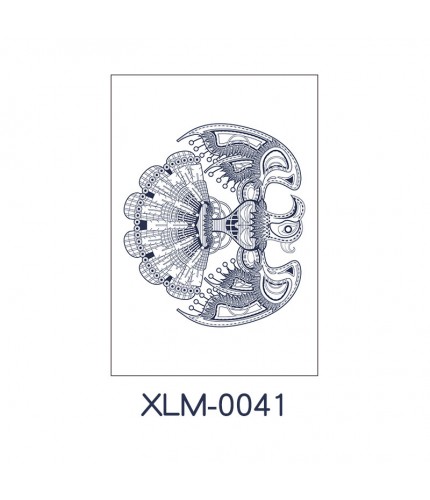 Pattern Xlm - 0041 110X160 Temporary Tattoo Sheet Clearance