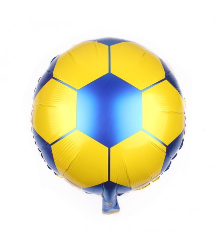 Football Yellow Foil Balloon