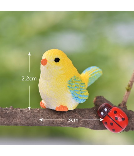 Yellow Bird Micro Landscape Miniature Craft Supplies