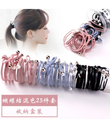 23# Bow Knot Mixed 25 Sets Hair Bands Clearance
