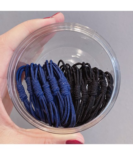 7# Black And 20 Dark Blue Hair Bands