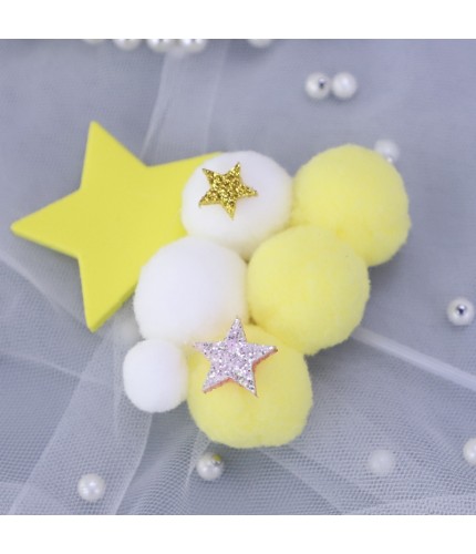 Yellow - Pentagram - 1 Pack Cake Topper Clearance