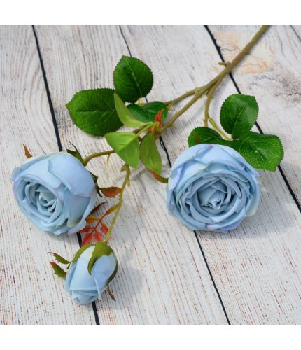 Blue Imperial Roses Artificial Flower Clearance
