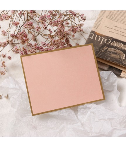 Light Pink No Blessing In The Middle Greeting Card