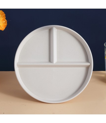 Nordic Rice Wheat Straw Grid Meal Dish