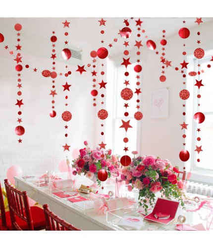 4M Red One Garland Pendant