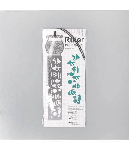 Fish Tanklength 10Cm Ruler Bookmark