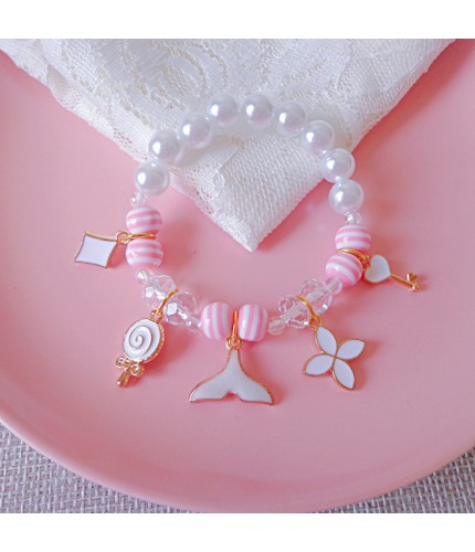 8 Childrens Pearl Bracelet Clearance