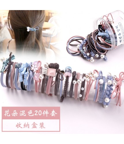 17# Flowers Mixed Set Of 20 Hair Bands Clearance
