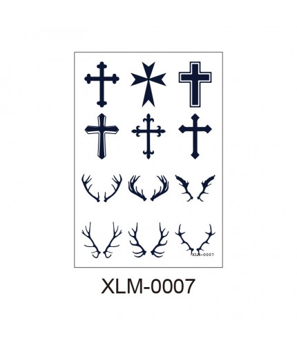 Pattern Xlm - 0007 110X160 Temporary Tattoo Sheet
