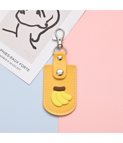 Soft Rubber - Banana Access Card Sleeve Keyring Clearance