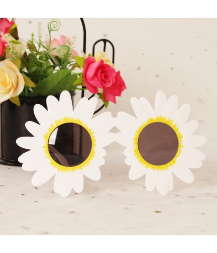 White Sunglasses Fun Party Glasses Clearance