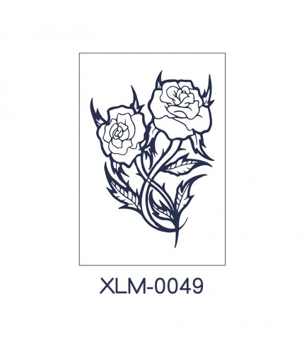 Pattern Xlm - 0049 110X160 Temporary Tattoo Sheet