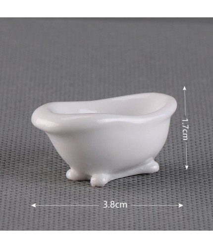 16 Bathtub Miniature Resin Landscape Craft Supply