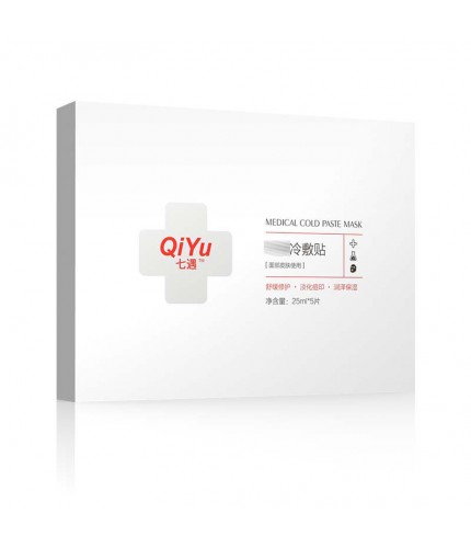 Qiyu 5 Pieces Box Cold Compress Moisturizing Face Mask Pack