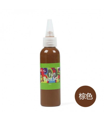 60Ml Water Brown Finger Paint