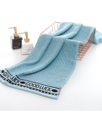 Blue 40 x 90 Cotton Bath Towel