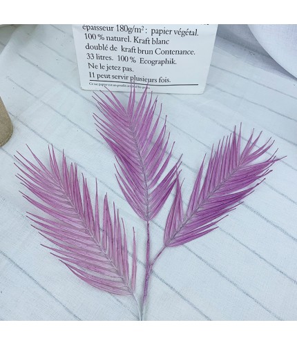 Purple Artificial Tail Leaf Trident