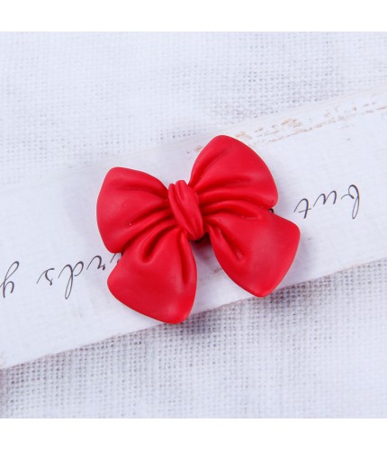 8# Red Bow Resin Miniature Craft Supplies