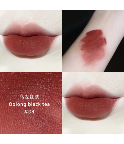 No. 4 Oolong Black Tea Hot Air Matte Lip Glaze
