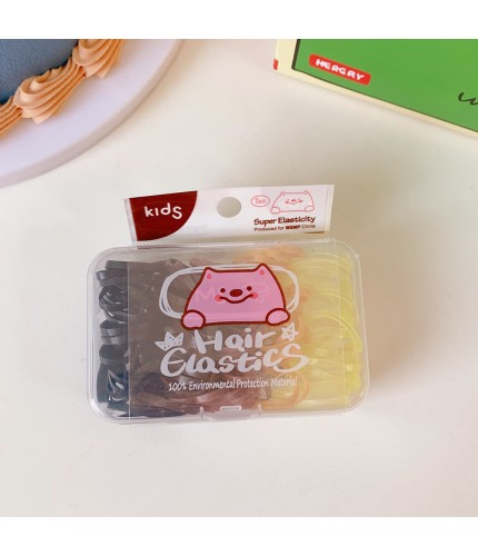 7# Coffee Rubber Band Hair Accessories Clearance