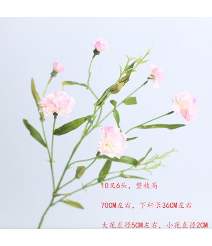 Pink Artificial small dianthus silk flower Clearance